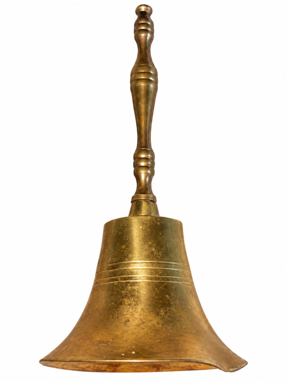 Source Unknown Brass Handbell - Gold Tone